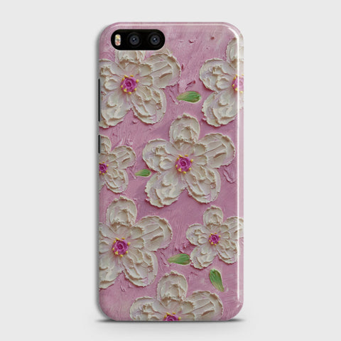 Xiaomi Mi 6  Cover - Floral Series - Design 5 - Pink & White - Matte Finish - Snap On Hard Case with LifeTime Colors Guarantee