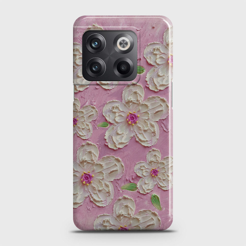 OnePlus Ace Pro Cover - Floral Series - Design 5 - Pink & White - Matte Finish - Snap On Hard Case with LifeTime Colors Guarantee