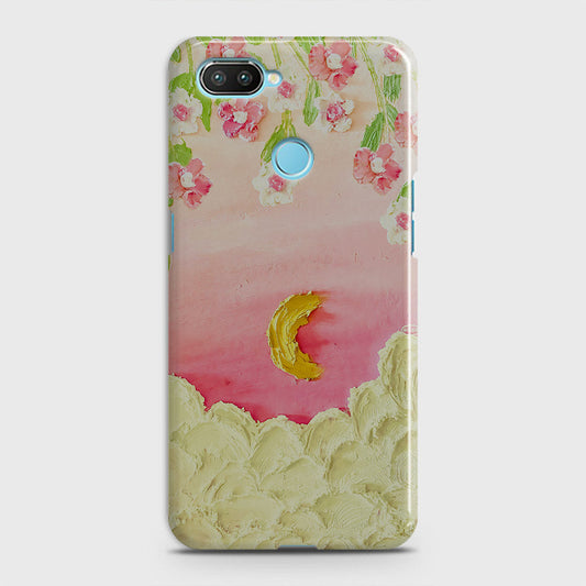 Oppo A5 with Sensor Cut Cover - Floral Series - Design 7 - Pink & Yellow - Matte Finish - Snap On Hard Case with LifeTime Colors Guarantee