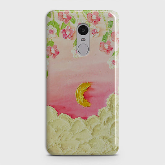 Xiaomi Redmi Note 4 / 4X Cover - Floral Series - Design 7 - Pink & Yellow - Matte Finish - Snap On Hard Case with LifeTime Colors Guarantee
