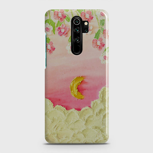 Xiaomi Redmi Note 8 Pro Cover - Floral Series - Design 7 - Pink & Yellow - Matte Finish - Snap On Hard Case with LifeTime Colors Guarantee