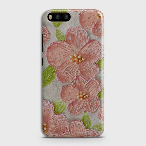 Xiaomi Mi 6  Cover - Floral Series - Design 8 - Purple & Yellow - Matte Finish - Snap On Hard Case with LifeTime Colors Guarantee