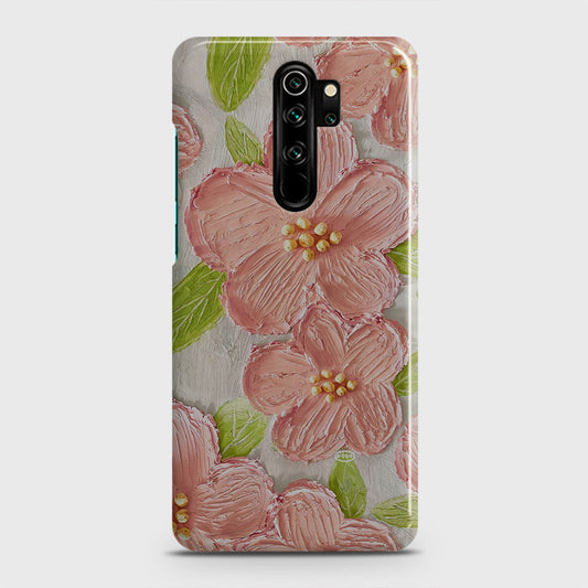 Xiaomi Redmi Note 8 Pro Cover - Floral Series - Design 8 - Purple & Yellow - Matte Finish - Snap On Hard Case with LifeTime Colors Guarantee