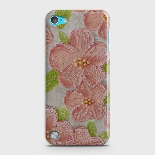 iPod Touch 5 Cover - Floral Series - Design 9 - Pink & Green - Matte Finish - Snap On Hard Case with LifeTime Colors Guarantee