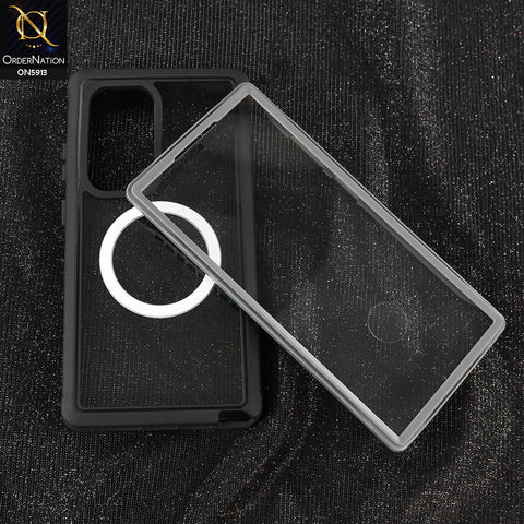 Samsung Galaxy S24 Ultra Cover - Black - New Premium Quality Pc Shell Case With MagSafe And FingerPrint Supported
