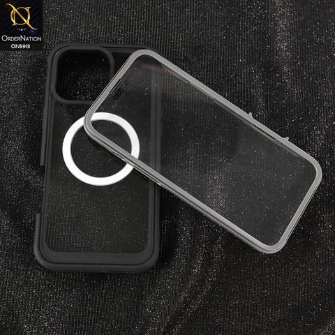 iPhone 16 Pro Max Cover - Black - New Premium Quality Pc Shell Case With MagSafe And FingerPrint Supported