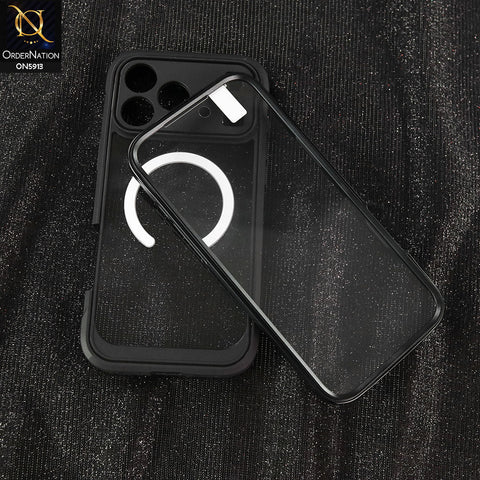 iPhone 17 Pro Max Cover - Black - New Premium Quality Pc Shell Case With MagSafe And FingerPrint Supported