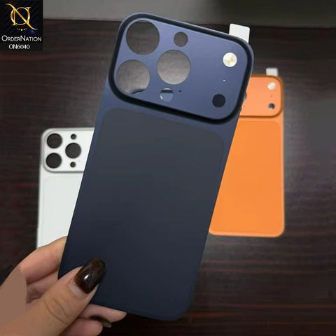 iPhone 16 Pro Cover - Blue -  Face Lift Matte Back Protector for iPhone 16 Pro Convert to iPhone 17 Pro Max