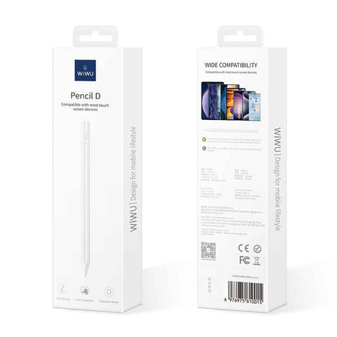WIWU PENCIL D UNIVERSAL - 2 IN 1 FOR iPAD WITH PALM REJECTION & COMPATIBLE WITH ANDROID & WINDOW