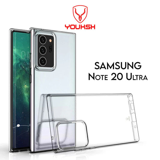 Samsung Galaxy Note 20 Ultra Cover - Transparent - Youksh Clear Soft TPU Case