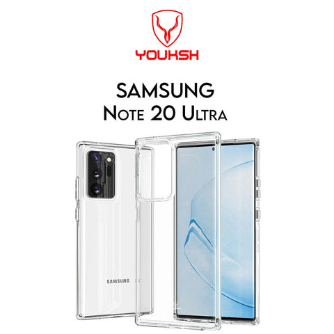 Samsung Galaxy Note 20 Ultra Cover - Transparent - Youksh Clear Soft TPU Case