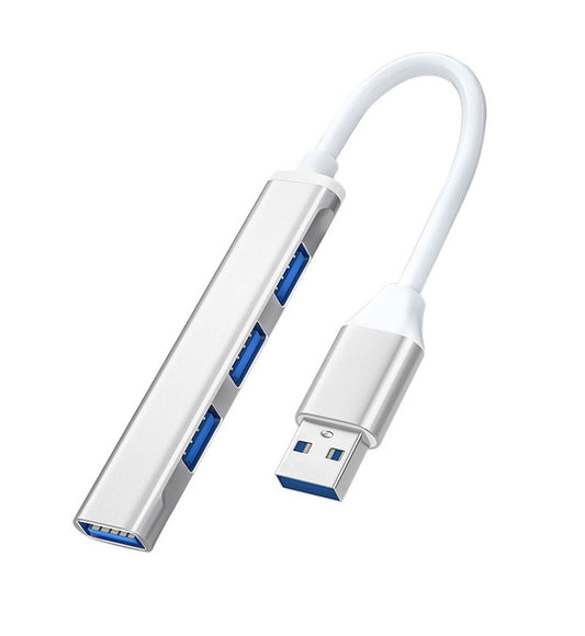 USB HUB 3.0 External 4 Ports USB Splitter A-809 - Silver