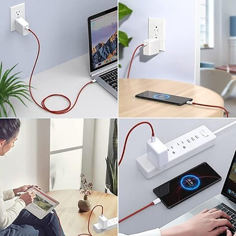 Charger 65 W Power Adapter US Usb C-Type Cable Warp Charger 65w Fast Charger Suitable with OnePlus Models- White
