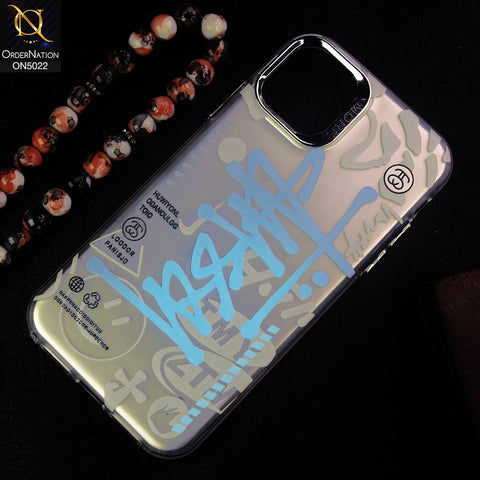 iPhone 11 Cover - Silver - D2 - Dream Series Anti Slip Shock Abrorption Soft Borders Protective Case