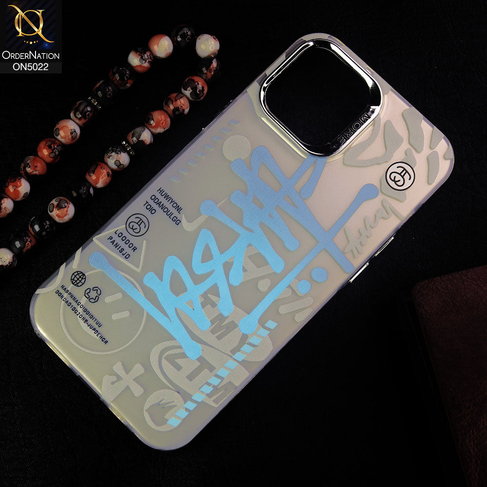 iPhone 12 Pro Max Cover - Silver - D2 - Dream Series Anti Slip Shock Abrorption Soft Borders Protective Case