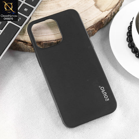 iPhone 15 Pro Max Cover - Black - New Liquid Silicone Soft TPU Case With Camera Protection