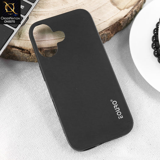 iPhone 16 Cover - Black - New Liquid Silicone Soft TPU Case With Camera Protection