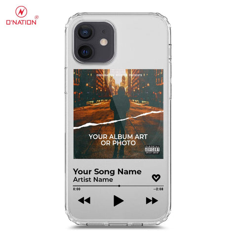 iPhone 12 Pro Cover - Personalised Album Art Series - 4 Designs - Clear Phone Case - Soft Silicon Borders