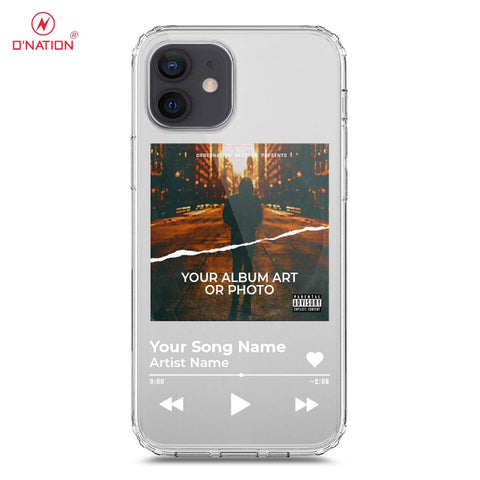 iPhone 12 Pro Cover - Personalised Album Art Series - 4 Designs - Clear Phone Case - Soft Silicon Borders