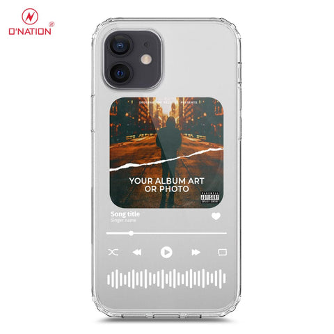 iPhone 12 Pro Cover - Personalised Album Art Series - 4 Designs - Clear Phone Case - Soft Silicon Borders