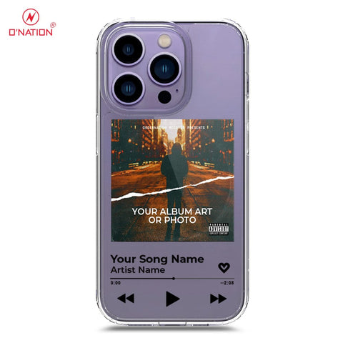 iPhone 14 Pro Cover - Personalised Album Art Series - 4 Designs - Clear Phone Case - Soft Silicon Borders