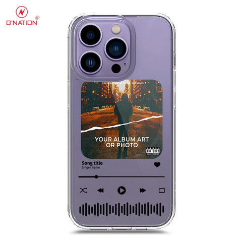 iPhone 14 Pro Cover - Personalised Album Art Series - 4 Designs - Clear Phone Case - Soft Silicon Borders