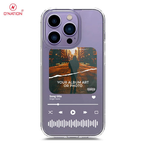 iPhone 14 Pro Cover - Personalised Album Art Series - 4 Designs - Clear Phone Case - Soft Silicon Borders