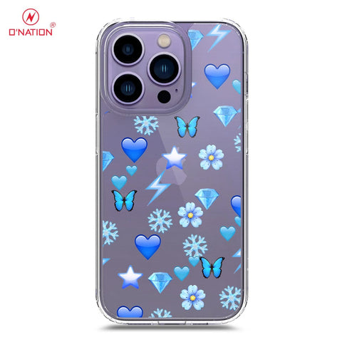 iPhone 14 Pro Cover - O'Nation Butterfly Dreams Series - 9 Designs - Clear Phone Case - Soft Silicon Borders