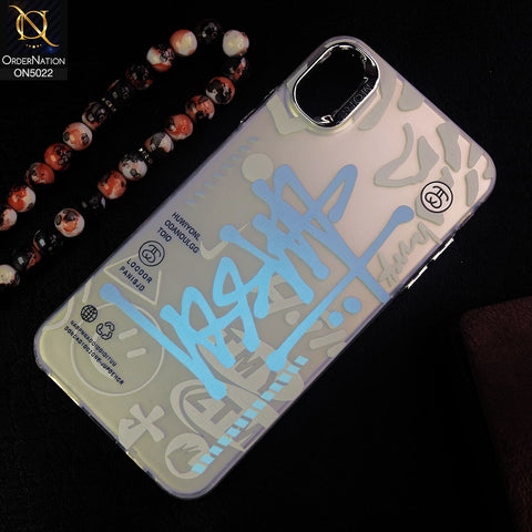 iPhone XS Max Cover - Silver - D2 - Dream Series Anti Slip Shock Abrorption Soft Borders Protective Case