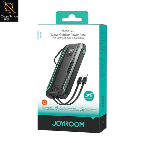 Joyroom JR-L017 22.5W Power Bank with Dual Cables 10000mAh -  Black