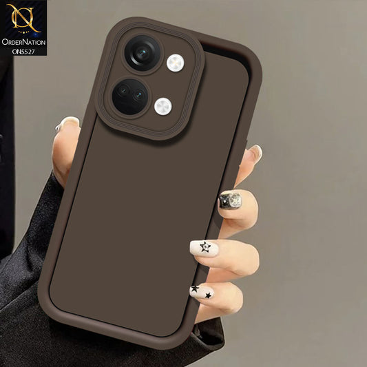 OnePlus Nord 3 Cover - Brown - Soft Silicone Case With Round Bumper Matte TPU Shockproof Cover