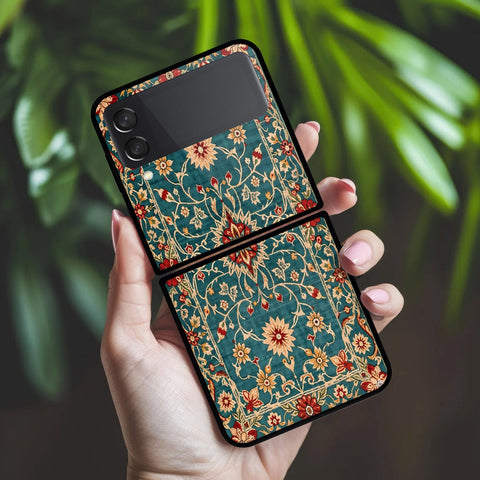 Samsung Galaxy Z Flip 3 5G Cover - ONation Persian Rugs Series 2 - HQ Premium Shine Durable Shatterproof Case