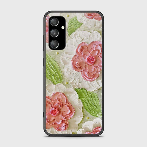 Samsung Galaxy A25 5G Cover - Floral Series - Design 13 - Offwhite & Green - HQ Premium Shine Durable Shatterproof Case (Fast Delivery)(FS)