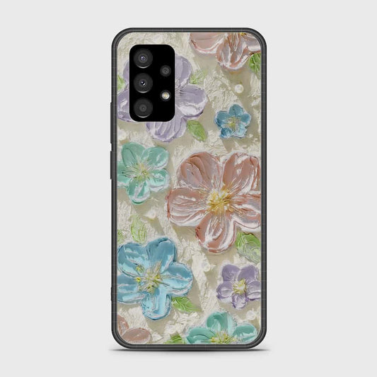 Samsung Galaxy A33 5G Cover - Floral Series - Design 14 - Blue & Purple - HQ Premium Shine Durable Shatterproof Case