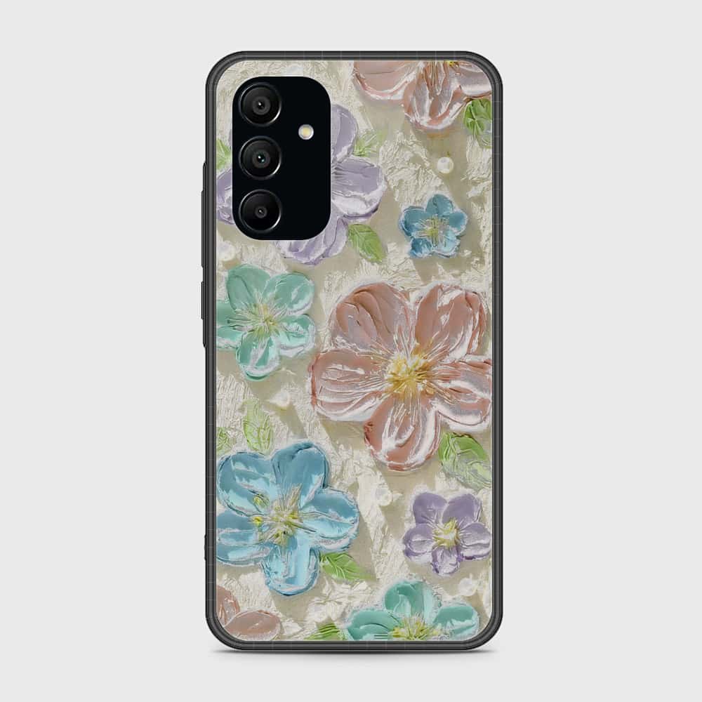 Samsung Galaxy A15 4G Cover - Floral Series - Design 14 - Blue & Purple - HQ Premium Shine Durable Shatterproof Case