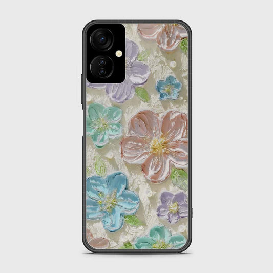 Tecno Spark 9T Cover - Floral Series - Design 14 - Blue & Purple - HQ Premium Shine Durable Shatterproof Case