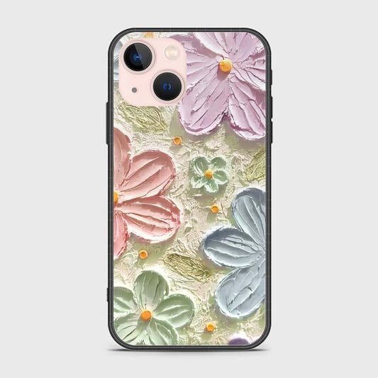 iPhone 14 Plus Cover - Floral Series - Design 15 - Blue & Green - HQ Premium Shine Durable Shatterproof Case