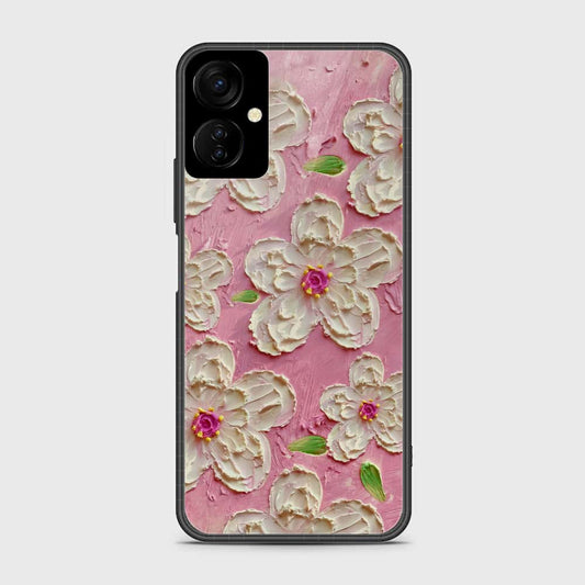 Tecno Spark 9T Cover - Floral Series - Design 5 - Pink & White - HQ Premium Shine Durable Shatterproof Case