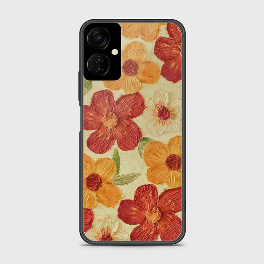 Tecno Spark 9T Cover - Floral Series - Design 6 - Red & Orange - HQ Premium Shine Durable Shatterproof Case