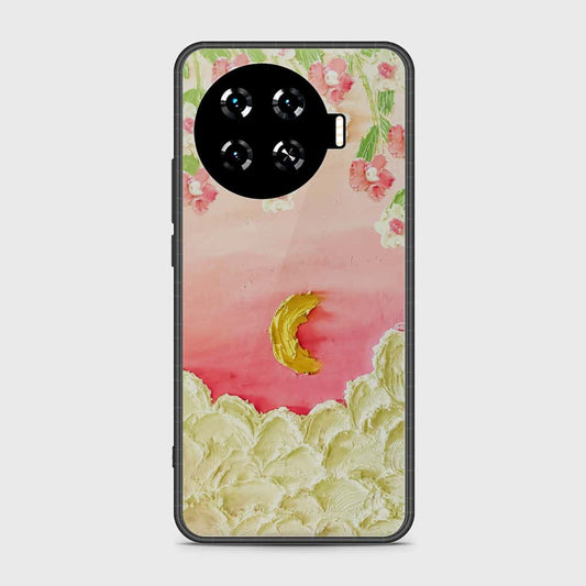 Tecno Spark 20 Pro Plus Cover - Floral Series - Design 7 - Pink & Yellow - HQ Premium Shine Durable Shatterproof Case