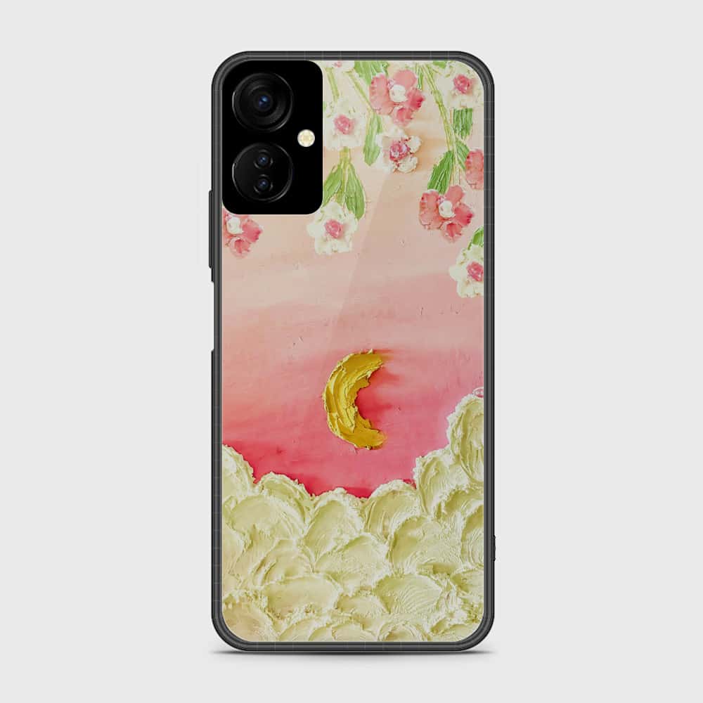 Tecno Spark 9T Cover - Floral Series - Design 7 - Pink & Yellow - HQ Premium Shine Durable Shatterproof Case