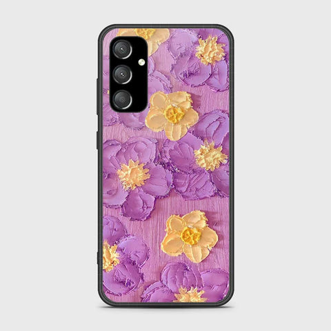 Samsung Galaxy A25 5G Cover - Floral Series - Design 8 - Purple & Yellow - HQ Premium Shine Durable Shatterproof Case