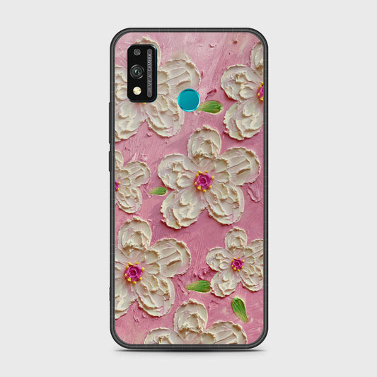 Honor 9X Lite Cover - Floral Series - Design 5 - Pink & White - HQ Premium Shine Durable Shatterproof Case
