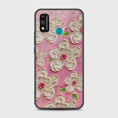 Honor 9X Lite Cover - Floral Series - Design 5 - Pink & White - HQ Premium Shine Durable Shatterproof Case