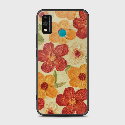 Honor 9X Lite Cover - Floral Series - Design 6 - Red & Orange - HQ Premium Shine Durable Shatterproof Case