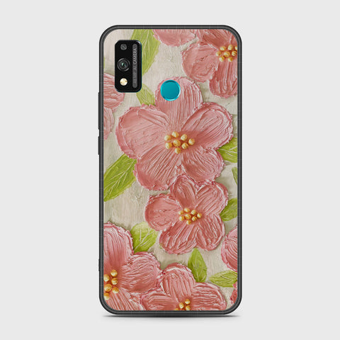 Honor 9X Lite Cover - Floral Series - Design 9 - Pink & Green - HQ Premium Shine Durable Shatterproof Case