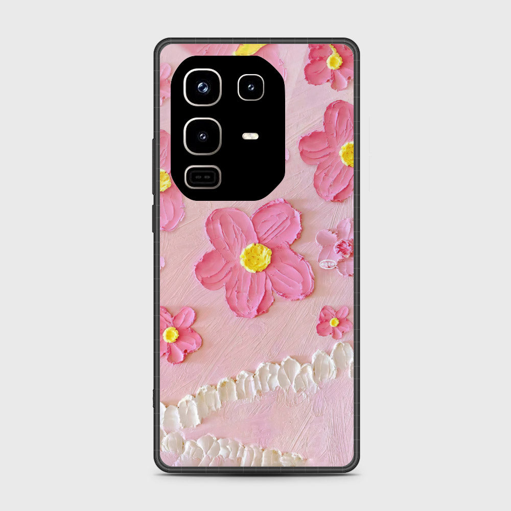 Infinix Note 50 Pro 4G Cover - Floral Series - Design 2 - Pink - HQ Premium Shine Durable Shatterproof Case