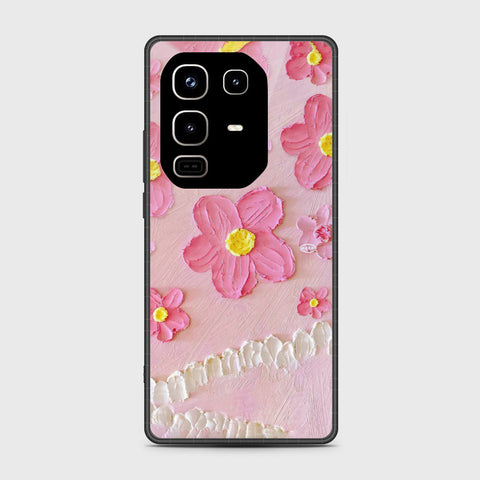 Infinix Note 50 Pro 4G Cover - Floral Series - Design 2 - Pink - HQ Premium Shine Durable Shatterproof Case