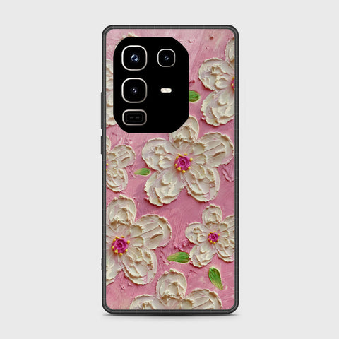 Infinix Note 50 Pro 4G Cover - Floral Series - Design 5 - Pink & White - HQ Premium Shine Durable Shatterproof Case