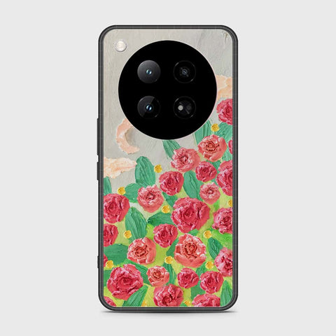 Infinix Zero 40 5G Cover - Floral Series - Design 10 - Red & Green - HQ Premium Shine Durable Shatterproof Case
